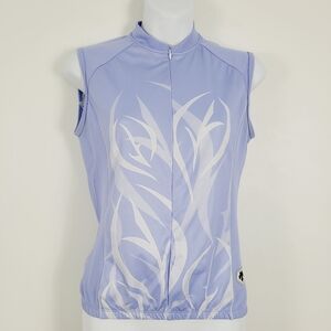 Descente Women's Lavender and White Jersey Top